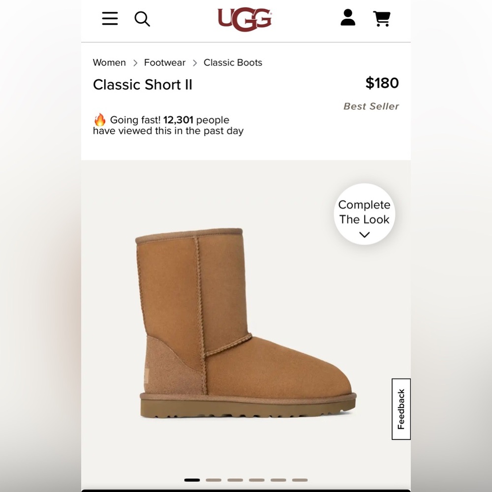 Ugg classic short